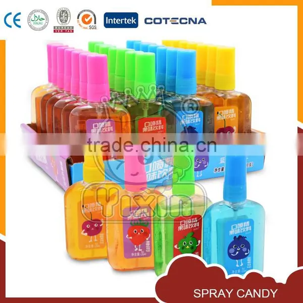 Four Fruit Flavor Spray Candy
