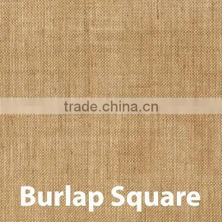100% Jute Natural Plain Knitted Hessian Cloth / Burlap photo-3