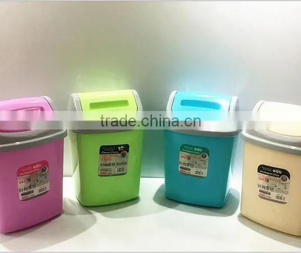 24L Waste Bin Beauty Customized Red Home Garbage Bin photo-5