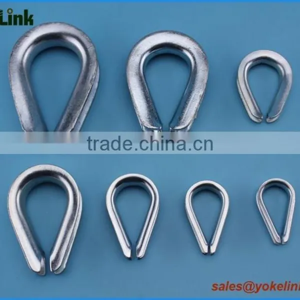 Electric Galvanized US Type Wire Rope Thimble photo-2