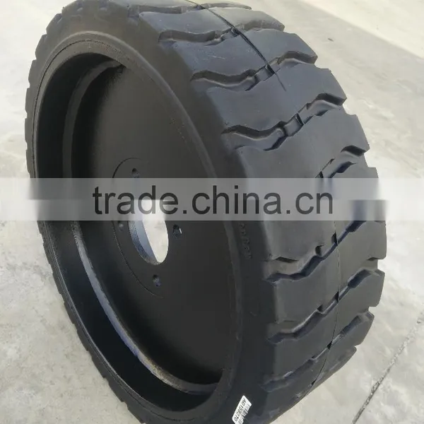 Professional Manufacture Genie Scissor Lift Platform Parts 22x7x173/4 Solid Tires for Lifting Machine Car Best Price photo-2