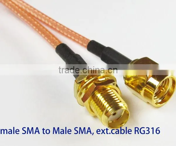 FPV Antenna Extension Cable 30CM Length SMA Male to Female RG316 Coaxial Cable photo-2