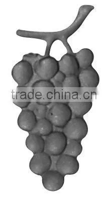 wrought iron and casting iron grape