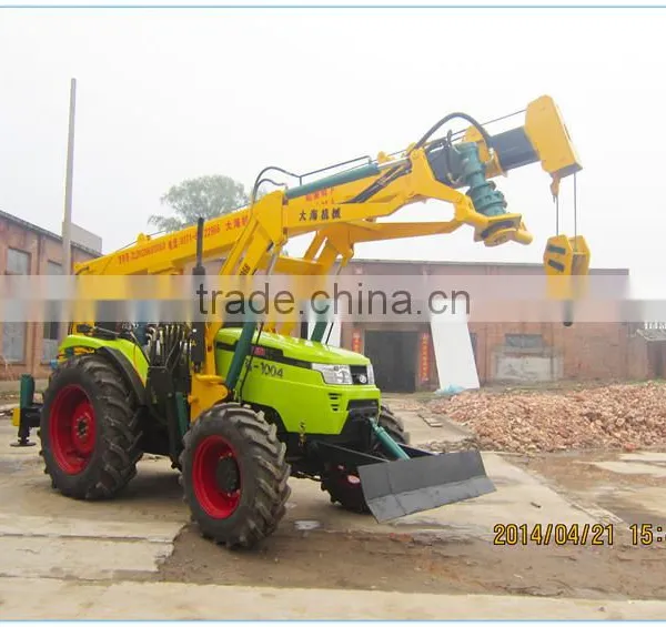 New Type Wheeled Type Trench Ditching Digger Integrated Machine photo-4