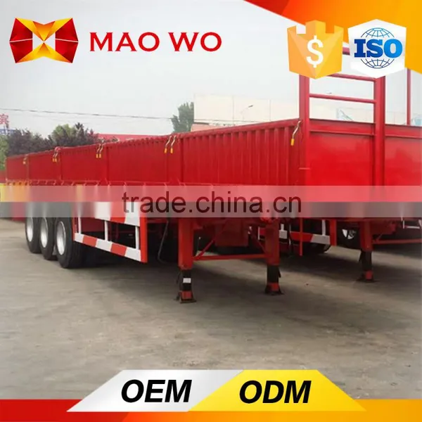 Manufacturer Gooseneck Type Side Wall Semi Trailer for Sale photo-4