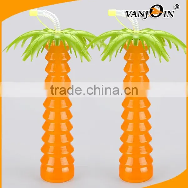 Hot Sale BPA Free Coconut Tree 16oz Cold Pressed Bottles Beverage Bottles photo-6