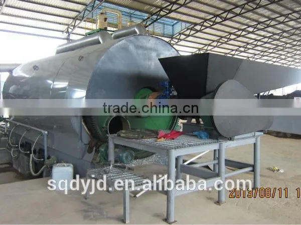 Waste Rubber Recycling Plant !!!! 45% Oil, 30% Carbon Black, 10% Steel, Remianing Gas