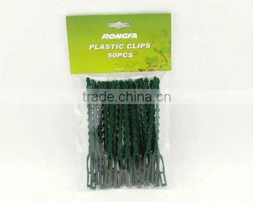 17cm Green Adjustable Garden Plant Plastic Twist Ties photo-3