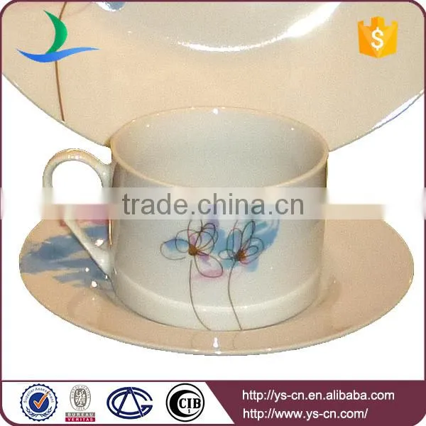 Hand Painted Fashional Disposable Tableware , Decal Printing Square Melamine Tableware photo-3