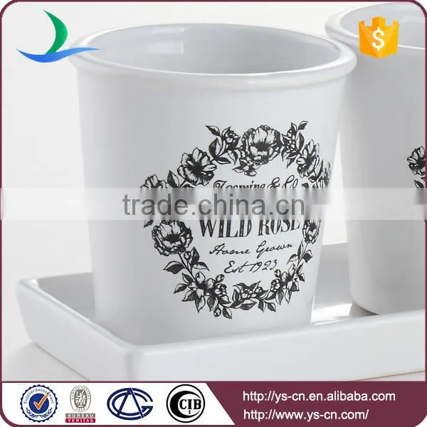 Small Round Stoneware Ceramic Flower Pots Wholesale photo-2