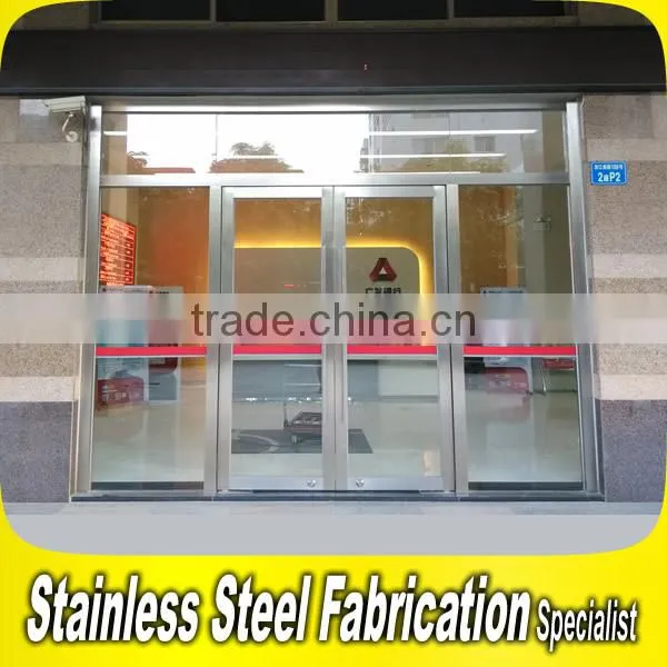 Stainless Steel Glass Door Metal Frame photo-3