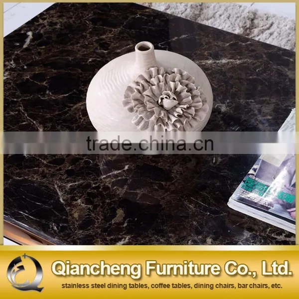 Popular Metal Base Marble Center Table Decorations Coffee Table photo-4