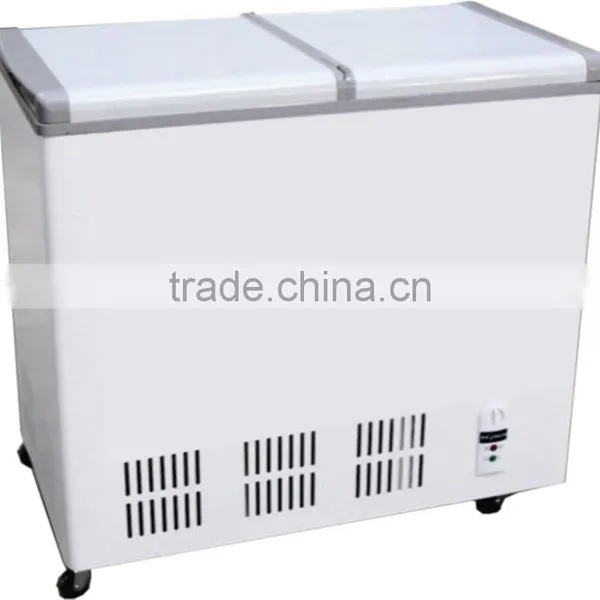 188L Solar DC Compressor Double Cabinet Chest Freezer photo-2
