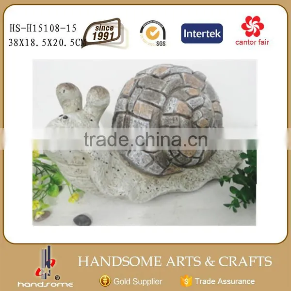 12.5 Inch Resin Outdoor Garden Decoration Snail Sculpture Animal Statues photo-5