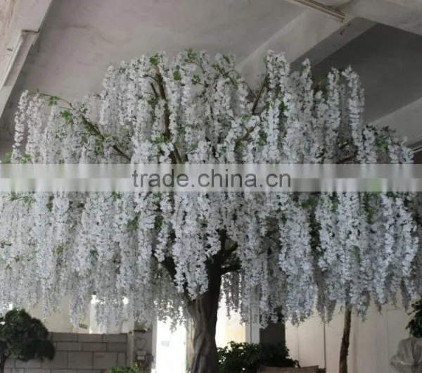 White Wisteria Flower,wedding Stage Decoration Flower Tree Wisteria Flower photo-2