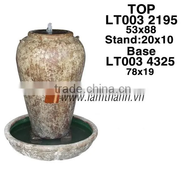 Vietnam High Quality Porcelains Water Fountain Pottery For Manufacturer