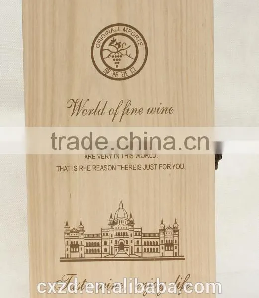 High Quality Customized Wooden Wine Box photo-2