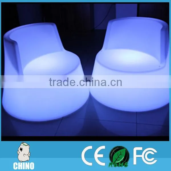 Glow Lighting Arm Chair Lounge Room Chair photo-4