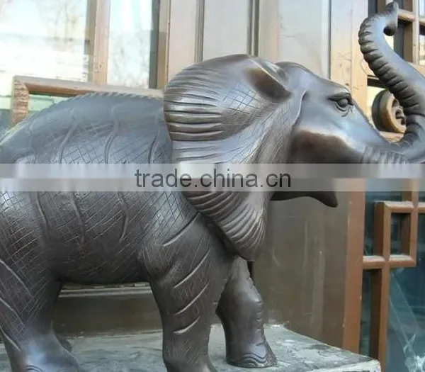 Large Outdoor Animal Decoration Thailand Elephant Statue Bronze photo-4