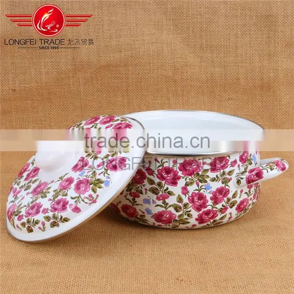 Best Selling Multi-functional Ceramic/ Enamel Stew Pot / Cooking Set With Full Decal photo-5