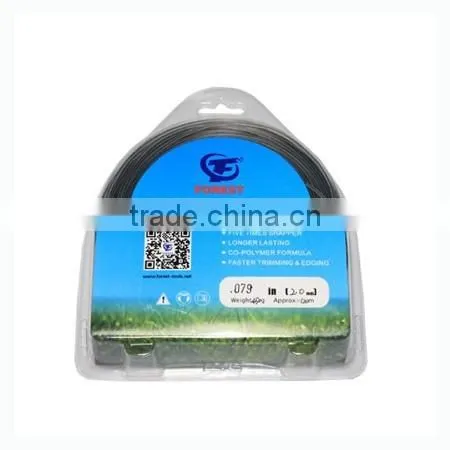 Nylon Garden Monofilament Trimmer Cutting Line 2.0mmx120M