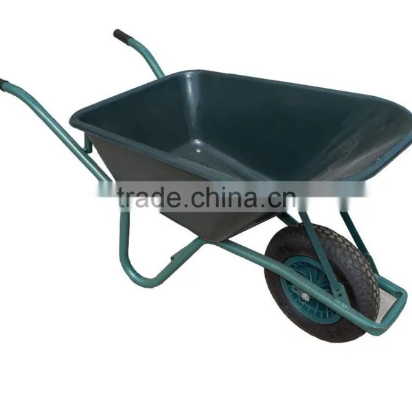 Top Quality Plastic Tray Concrete Building Wheelbarrow