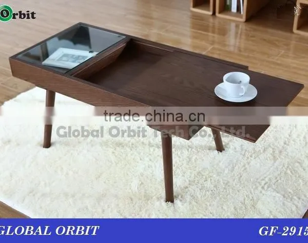 Modern New Design Corner Table Wood Living Room Cabinet photo-6