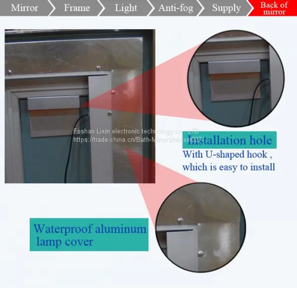 Unique Design Lighted Vanity Mirror for Hotels photo-5