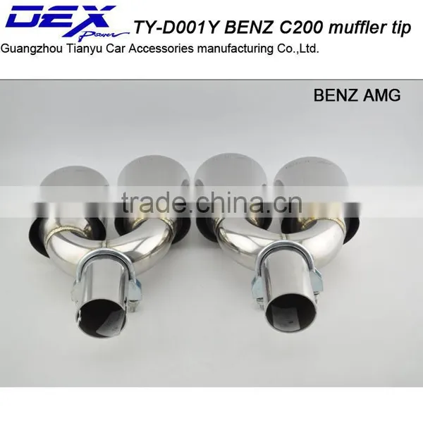 Car Part Best Price Exhaust System Exhaust Pipe Muffler Tip for B-enz Amg C200 photo-2