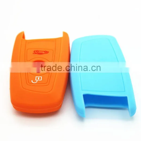 New Arrival Rubber Car Key Protective Cover for BMW Keys Rubber Silicone Car Key Case photo-4
