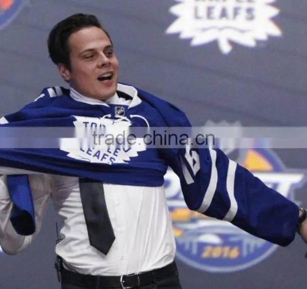 Sublimate Goalie Cut Toronto Maple Leaf Hockey Jersey photo-6