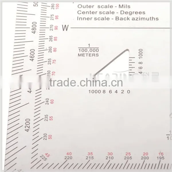 Kearing Brand Manufacture Aviation Square Protractor,combination Square Set Protractor,super Quality Military Square Ruler#KMP-4 photo-4