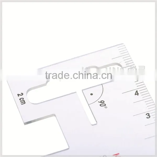 Kearing Transparent Plastic Measuring Gauge for Sewing & Tailor & Fashion Design Erose Rulers#5732 photo-3
