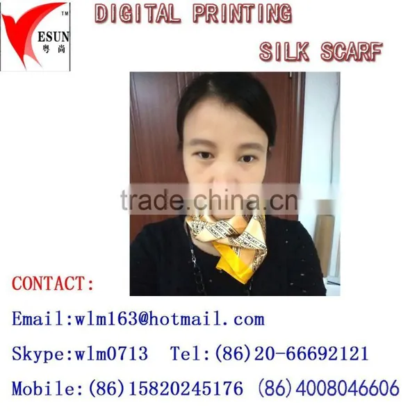 Digital Printing Silk Scarf photo-4