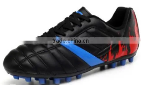2017 New Design Non-branded Football Shoe Factory Stock Lot Sport Shoes Low Price Wholesale photo-3