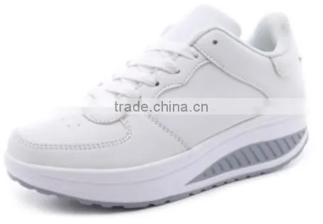 Fitness Swing Shape Up Shoes Wedge Women Walking Casual Shoe Stock Wholesale photo-5