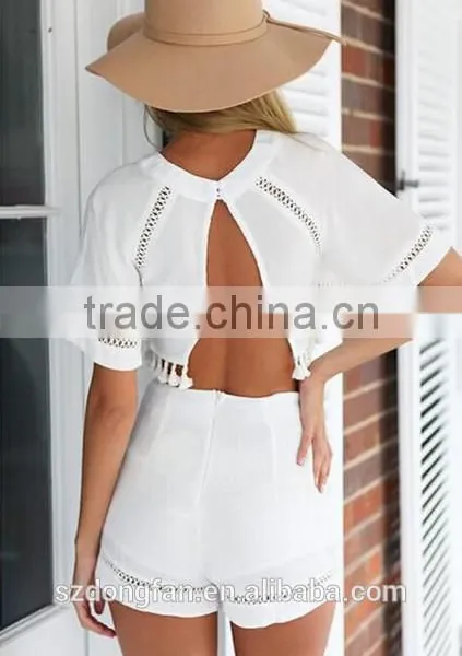 Wholesale - Women Beach Dresses Holiday Dresses Hot Fashion Women Crop Top Midi Skirt Set Summer Holiday Beach Sexy Sets Trendy photo-5