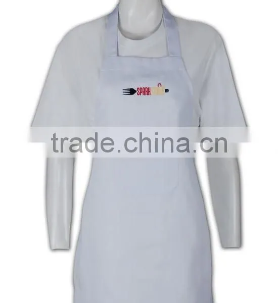 Wholesale Promotional Factory Price Customized Polyester Mixed Where to Buy White Apron photo-2