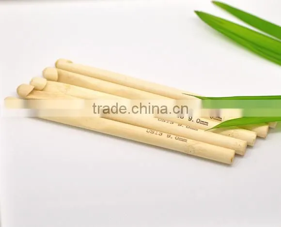 Top Quality Eco-friendly Handle Bamboo Crochet Hooks
