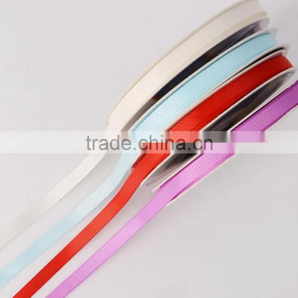 1/4" Plain Polyester Grosgrain Ribbon photo-2
