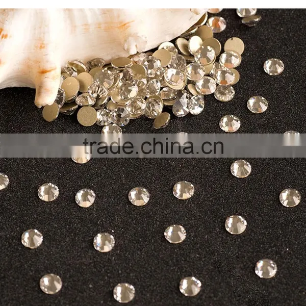 NHF 2058 Crystal BLING Chaton Flat Back Glass Nail Rhinestones photo-6