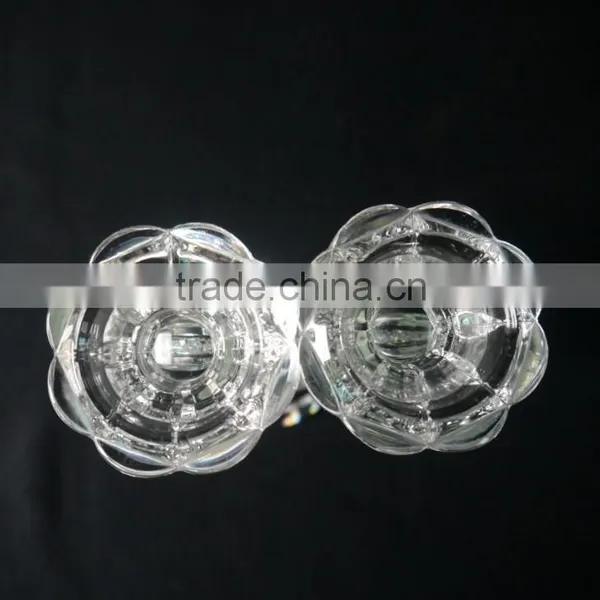 Hot Sale !!! Unique Crystal Heart-shaped Candle Holder With Diamond for Wedding Table Decration JKC-000 photo-3