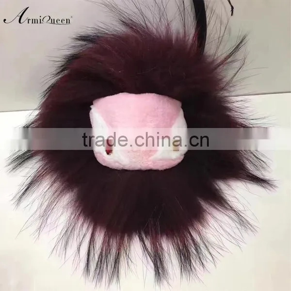 New Wholesale Fashion Pom Pom Charm Fur Ornaments for Bag in High Quality photo-5