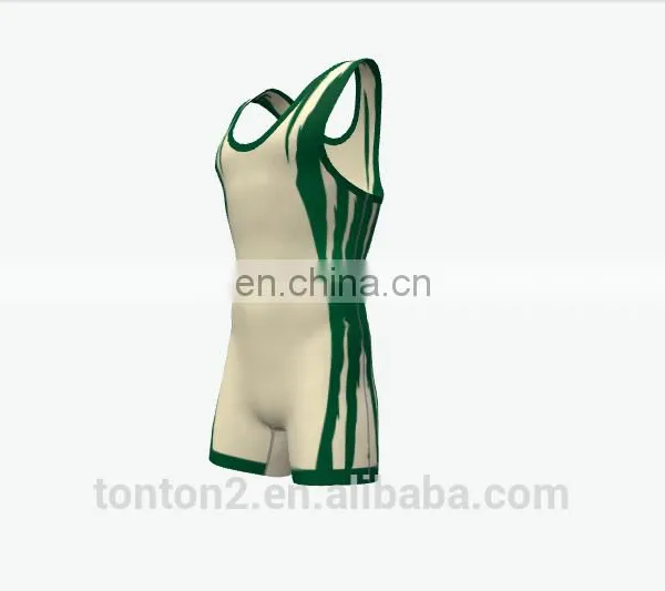 OEM Custom Logo Cheapest Price Summer Men Casual Design 100% Organic Cotton Wrestling Singlet photo-2