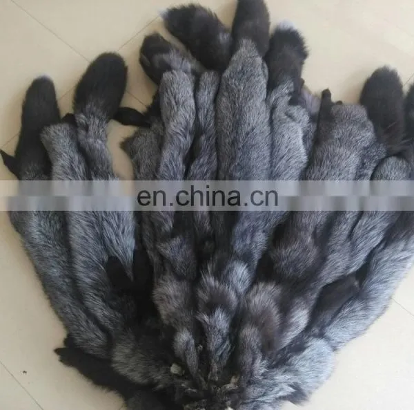 Wholesale Tanned Silver Fox Fur Skin Fox Fur Pelt For Garment photo-3