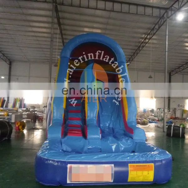Mini Inflatable Blue Water Slide for Kids,children Slide,ueed Swimming Pool Slide photo-3
