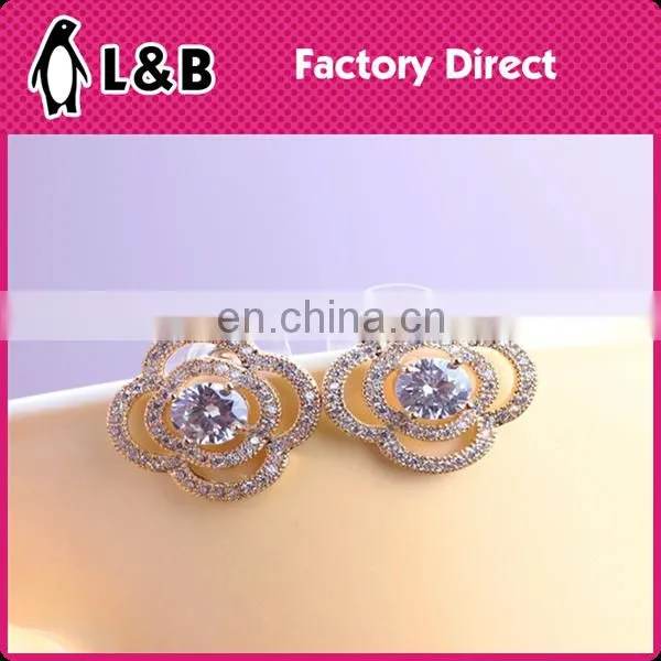Plastic Flower Earrings Flower Shaped Earrings photo-5