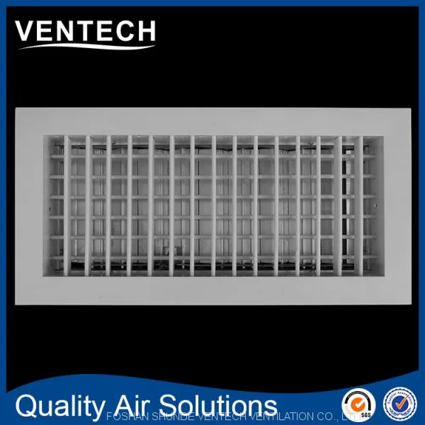 Hvac Ceiling Ventilation Supply Air Register Double Deflection Grille