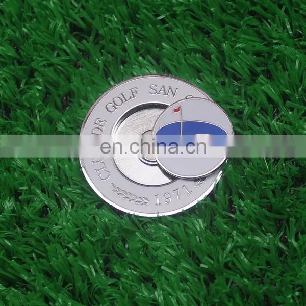 Enamel Magnetic Custom Golf Poker Chip Ball Marker With Company Logo photo-5