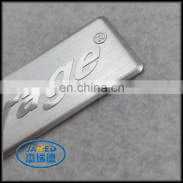 Competitive Price Silver Custom Brushed Badge Aluminum Label photo-5